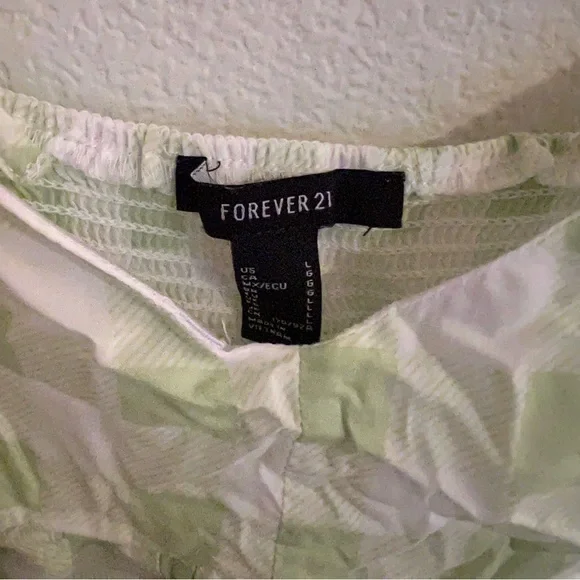 Forever 21 | gingham green mini sun dress - Picture 3 of 3